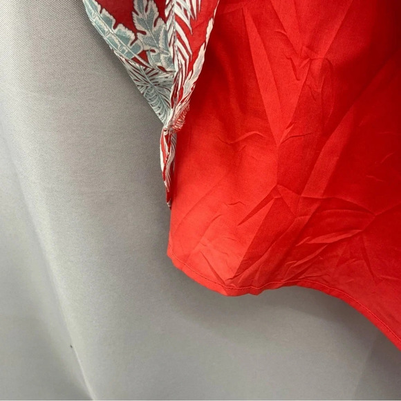 NWT Talbots Oasis Palm Fit and Flare Voile Dress Size 12 - Picture 9 of 11